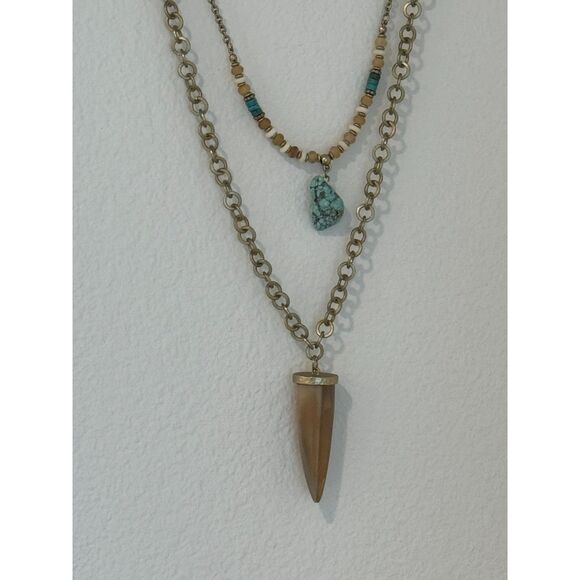 Chico’s Bundle of 3 Bohemian Vintage Inspired Statement Necklaces New - Picture 4 of 9